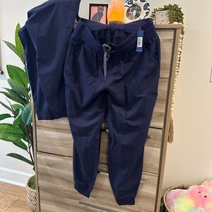 Jaanuu Navy Blue Scrub Pants (2)